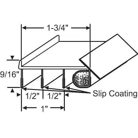 Strybuc 36in Bronze Arloc Door Sweep 900-20750-36